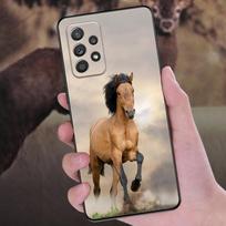 Horses Galloping Horse Animal Phone Cover Galaxy A56 5G Case For Samsung A57 A37 A17 A07 A55 A54 A52 A52S A51 A41 A32 A33 Cases Samsung A07 black