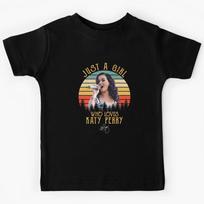 Just A Girl Who Loves Katy Perry   Kids T-Shirt 100 gray