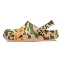 Crocs Classic Printed Camo Clog Camo Print Casual Clogs Men Brown Green 206454-2Y6 46-47 beige