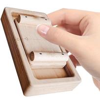 Wooden Finger Exerciser Finger Competition Board Interactive Hand Exerciser  Multi-Function Finger Gripper for Climbing Gym China Mainland beige