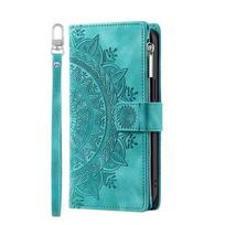 Zipper Wallet Case for MOTOROLA Moto G54 G34 G04 E13 G53 G13 G23 G72 G62 G73 G50 G30 G71 G31 G41 G POWER Leather Card Phone Bag Moto G41 or G31 žalia