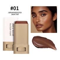 Eraser Dual End Foundation Stick With Brush Natural Skin Feel Oil Control Long Lasting Fit Skin Invisible Pores 1 PC beige