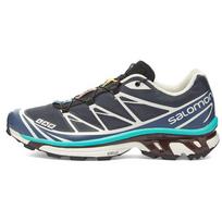 SALOMON XT 6 Textile, TPU Slip Resistant, Abrasion Resistant, Lightweight Low top Running Shoes Men's Blue Black L41263700 42 black