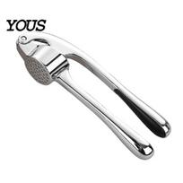Cooking Accessories Stainless Steel Garlic Press, Ergonomic Lever Heavy Duty Press Crusher, Effortless Mincing Manual Crusher for Kitchen A