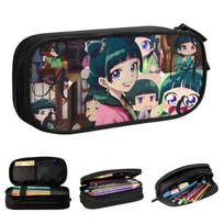 Maomao Manga Anime Pencil Cases Apothecary Diaries Pen Bags Girls Boys Big Capacity School Supplies Cosmetic Pencilcases 21x10.5x5cm