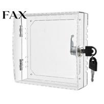 Thermostat Security Box Large Lock Cover with Key Transparent Design Easy Protective Enclosure to Install Universal Clear AC Energy-saving Guard skaidri