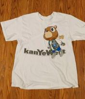 Kanye West Graduation Bear short sleeve T shirt Reprint XXXXL brown