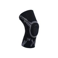 Adjustable Knob Knee Pad Elastic Knee Brace Support Sports Protection Sports Knee Brace  Men L Suit 65-85 KG-Black Right