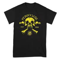Bonded Forever Pennywise T-and kids tshirt Men Metal Rock Band Graphic Tee Cotton Summer Streetwe Unisex Comfortable Men's T-and kids tshirts 2XL