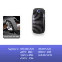 Aukštos kokybės automobilio pavarų svirties dangtelis Pavarų perjungiklio dekoratyvinis apvalkalas Volvo XC90 V90 V60 XC60 V40 EC40 EX40 S80 S60 S90 C40 XC40 V70 black
