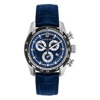 Versace vyriškas Ray Chronograph kvarcinis laikrodis 44mm VE2I00721 tamsiai mėlyna