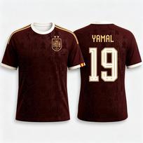 Ispanija Pasaulio Čempionai Yamal Futbolo Marškinėliai Vyriški Moteriški Vasariniai Sportiniai Marškinėliai Kvėpuojantys Greitai Džiūstantys Streetwear Drabužiai S