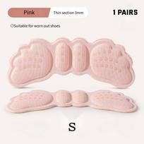 Children's Heel Pads Inserts Shoe Backs for Sneakers Heel Stickers Shoe Size Reducer Foot Care Heel Protectors for Womens Shoes beige
