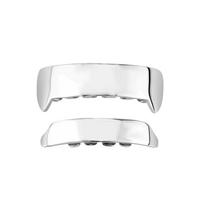 Shiny Grillz Set Realistic Look Teeth Caps Trend Teeth Grillz  Rapper sidabras