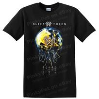 Sleep Token Moon Ritual Rock Band T Shirt Cosmic Graphic Concert Fan Tee Gift M black