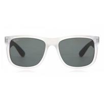 Ray Ban Rb4165 Justin 651287 Men Sunglasses Rubber Transparent Grey/50-16-145 gray
