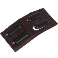 4 vnt. Guminių kojelių, pėdelių HP 9470M 9480M apatiniam pagrindo dangčiui 4pcs black