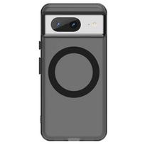 Magsafe Matte Phone Case For Google Pixel 8 8 Pro 8a Protective Case Magnetic Wireless Charging Shockproof Back Cover Pc + tpu&Google Pixel 8a white