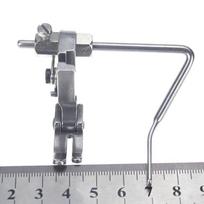 P723 (S521) Kairysis/Dešinysis kreipiamasis dygsniavimo presavimo pėdelis pramoninėms vienadūlėms rišamojo dygsnio siuvimo mašinoms, priedai 6mm~43mm 1 Pcs gray