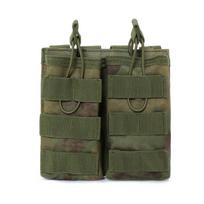 MOLLE M4 M16 Double Magazine Pouch Open Top Hunting Accessories EDC Waist Bag AR AK Rifle Mag Holder Vest Pouches