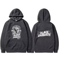 Heavy Metal Rock Band Black Sabbath Ozzy Osbourne Master of Reality Lord of This World Hoodie Men's Vintage Oversized S gray