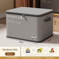 With Password Lock Clothing Storage Box Wardrobe Organizing Container  Home Clothes Dividers S 38x26x26cm
