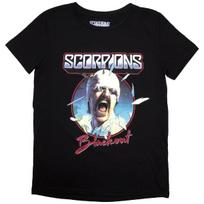 Scorpions Ladies Slim Fit T-Shirt: Blackout Tour '82 (Back Print) OFFICIAL NEW 3XL gray