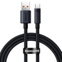 Baseus 66W/100W USB Type C Cable For Huawei P50 P40 Pro Honor Super Charge 6A Fast Charging USB C Charger Data Cable Wire Cord 1m juoda