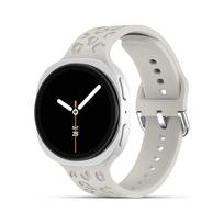Band for Samsung Galaxy watch 8/8 classic 46mm 44mm 40mm Engraved Leopard Wrist Bracelets Correa pulseras Galaxy watch 8 Strap Galaxy watch 8 40mm gray