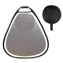 84x71cm Car Foldable triangle Portable Designed Striped Dent Panel Light Reflector Board  With Storage Bag Car Accessories