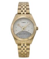 Savaitgalio laikrodis Kvarcinis 5 ATM Atsparus vandeniui Mineralinis stiklas Baltas ciferblatas TW2Y20300 [TIMEX] Moteriškas [Autentiškas] beige