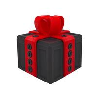 Surprise Funny Annoying Gift Box Creative Novelty Prank Storage Box Detachable with Screws Puzzle Box Ornament Adult 6cm raudona juoda spalva