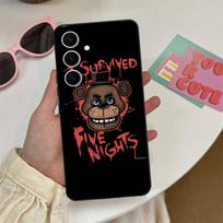 AmineF- Fnaf F-Five-nights-At-Freddys Phone Case For Samsung S 24 fe 25 Ultra plus 20 lite 21 30 22 23 24 22 Ultra 5G Fundas Samsung S20 lite 5G