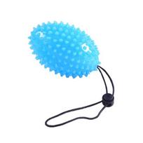 Hand Grip Exerciser Ball Pain Grip Strengthener Elasticity Multi-functional Hand Relief High with Wrist Rope blue