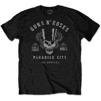 Rock Off Guns N Roses 100% Volume Black Unisex T-Shirt (XXL) 2XL gray