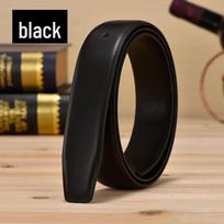 Two-Layer Cowhide Leather Belt with Caviar Pattern Plate and Pearl Design, 3.3cm Width, Smooth Buckle. 120 cm juoda