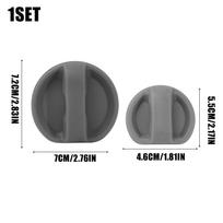 Magnetic Silicone EV Charging Port Cover Waterproof Dustproof Anti-lost Charge Port Protector Cap for Energy Electric Vehicle pilka spalva