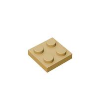 3022 Plate 2 x 2 Bricks Collections Bulk Modular Toys For Technical MOC DIY Gift Buildings Blocks beige