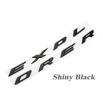 ABS Car Front Hood Emblem Badge Bonnet Logo Covers Letters Sticker For Ford Explorer 2014 2015 2016 2017 2018 2019 Accessories 2011-2019