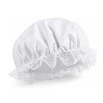 Lace Trim Mob Cap Ruffled Brim Lace Bonnet Fashion Maid Bonnet  Historical Costumes Style 1 white