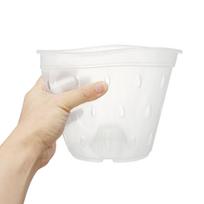 Orchid Pots with Holes Breathable Clear Plastic Orchid Planter Plant Pot for Indoor Outdoor Garden