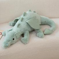 Didelis minkštas pliušinis žaislas Mažas drakonas Pliušiniai žaislai Baltas Žalias Dinozauras Iškamša Minkštas lėlė Gimtadienio dovana vaikams 30cm žalia