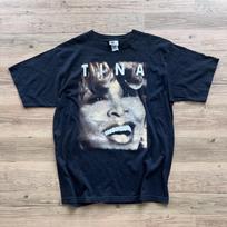 Tina Turner 90s Retro style Black T shirt Short Sleeve tee NH27392 S gray