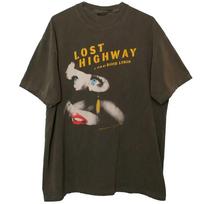 Lost Highway David Lynch Movie Tee Horror Film Shirt Twin Peaks Eraserhead Tee S gray