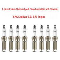 Iridžio platinos žvakės Cadillac Escalade V8 6.2L Iridium Platinum Spark Plug white