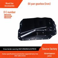 FNF12151X Iron Automatic Transmission Oil Pan for 2009-2013 Ford Mazda Fiesta pokess black