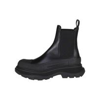 Alexander McQueen Chelsea Tread Ankle Boot Black Women's 635714WHZ611081 39 black