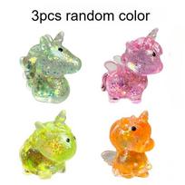 Glitter Stress Ball Mini Unicorn Squishy Toy Soft Maltose Sensory Fidget Toy Antistress Ball For Friends And Adults Gifts pink