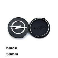 4pc 58/64mm Car wheel hub cover, wheel center hub cover badge For Opel Astra H G J Insignia Mokka Zafira Corsa Vectra C D Antara Su0