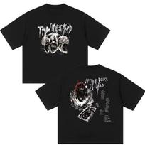 Rapper The Weeknd After Hours Til Dawn Tour 2026 T Shirt Y2k Unisex Vintage Tee Retro Western Vintage Graphic Oversized T Shirt 3XL black